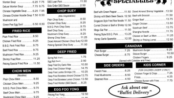 Peking menu