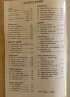 Pho Hao menu