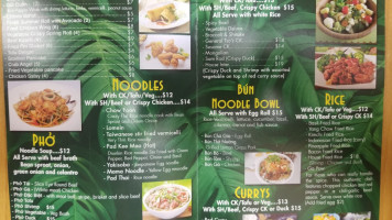 Pho Street menu