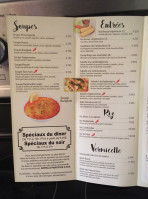 Jardin Des Delices menu