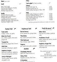 Twisted Fork Bistro menu