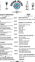 Manypenny Bistro menu