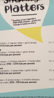 Nando's Peri-peri menu