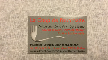 Le Coup de Fourchette food