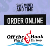 Off The Hook Fish Shrimp food