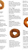 Fairmount Bagel menu