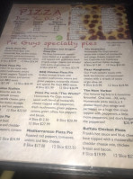 Pie Guys Pizzeria menu