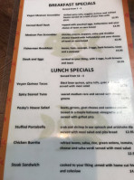 Pescadores Bistro menu