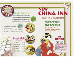 China Inn Buffet menu