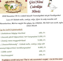 Gizi Néni Csárdája food