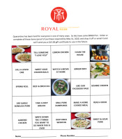 Royal Garden food