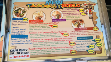 Tacos El Abuelo menu