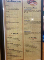 Pedro's Cantina Grill menu