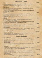 La Malagueña Mexican menu