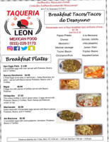 Taqueria Leon food