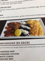 Pabellón Venezuelan Mexican Cuisine menu