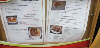 Hatod Kisvendéglő menu