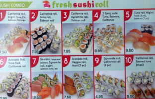 Fresh Sushi Roll food