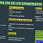 El Relicario menu