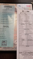 Sushistop Hollywood menu