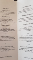 Ossiano Event Venue menu