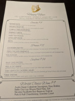 Fixe Southern House menu