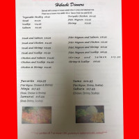 Okinawa Of Adairsville menu