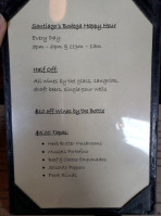 Santiago's Bodega menu