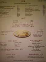 Tammy's Diner Llc menu