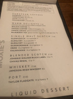 Moxies Courtneypark menu