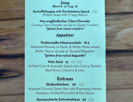 Speisekammer menu