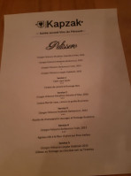 Bistro Kapzak food