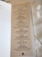 Kitchen Catering menu