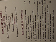 L'epicurean menu