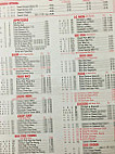 China Garden menu