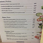 Cafestore menu