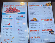 Atomic Wings menu