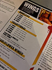 Buffalo Wild Wings menu