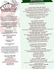 Sandy's Custom Cuisine menu