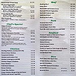 The Mexican Cafe menu