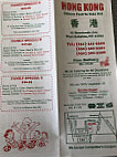 Hong Kong Chinese Food menu