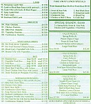 Chinese Garden menu