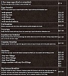 Cafe Europe menu