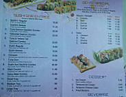 Sushi Sake menu