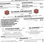 Bandito's Tex Mex Cantina menu