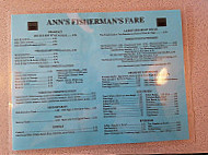 Ann’s Fisherman's Fare menu