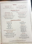 Miss Kitty's Cafe menu