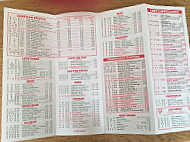 China Garden menu