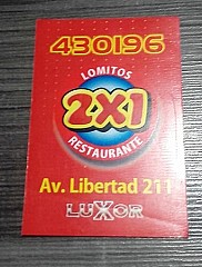 Restaurante lomitos 2 x 1