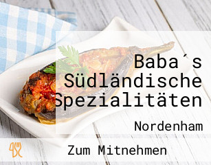 Baba´s Südländische Spezialitäten